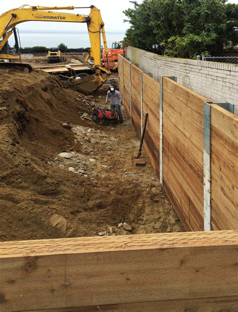 shoring for excavation walls